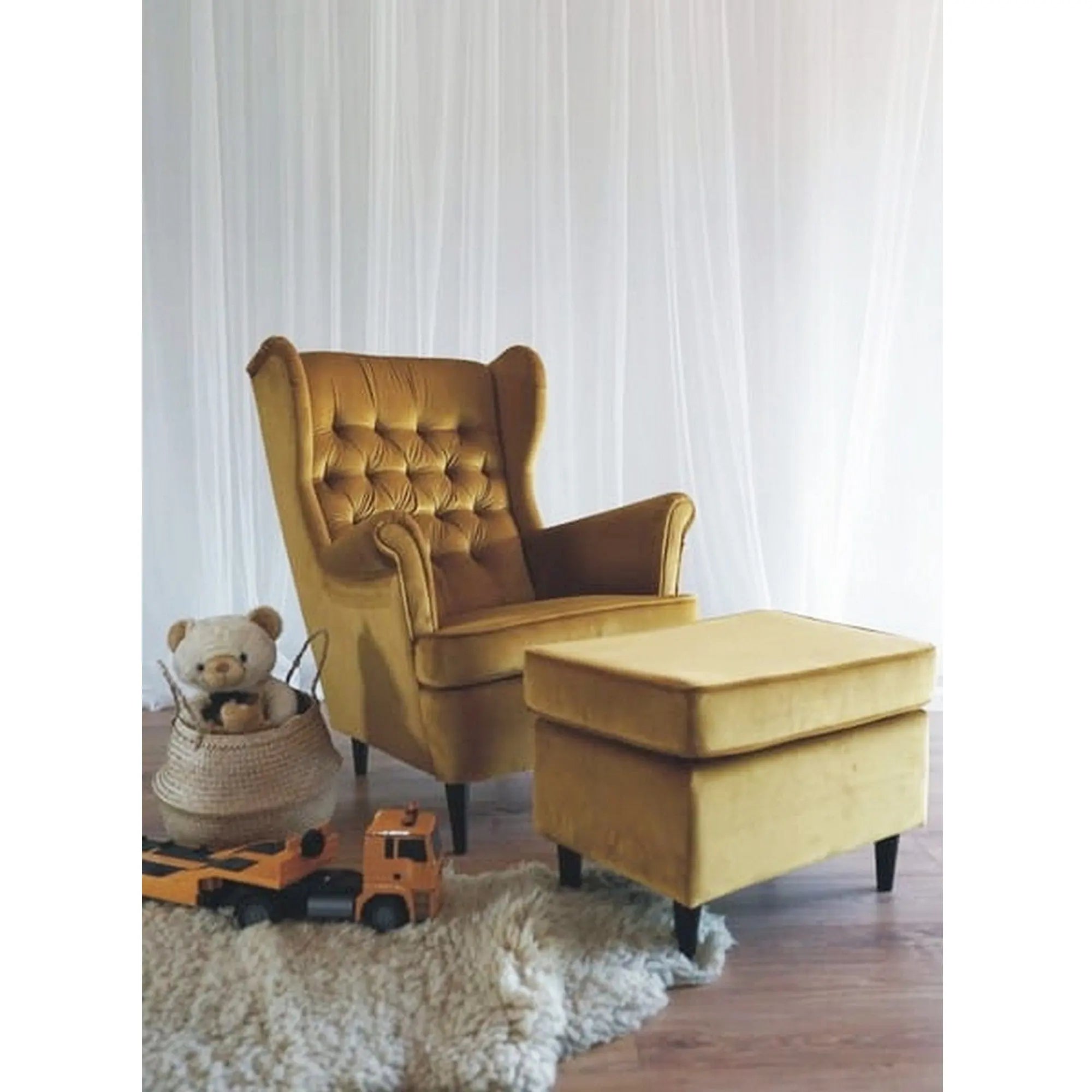 Taburet DETROIT OCN-38375, galben