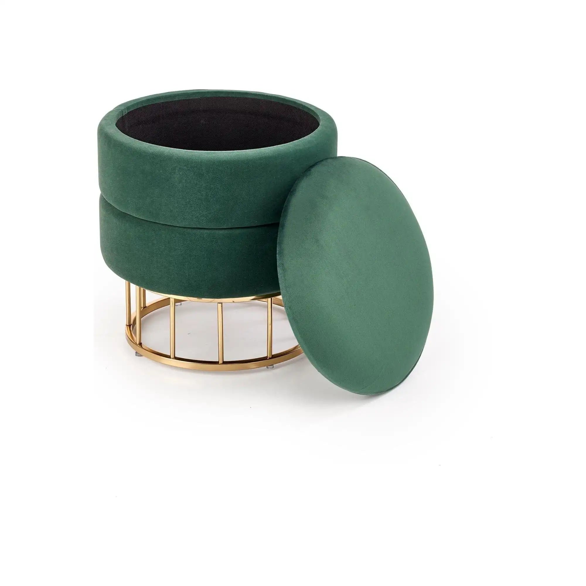 Taburet HOUSTON OCN-35850, verde inchis