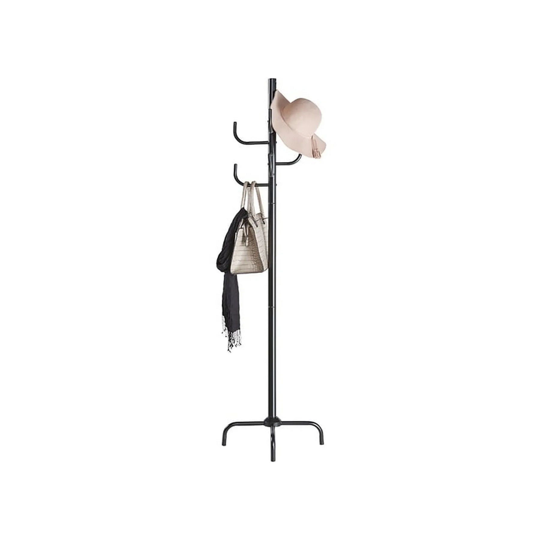 Cuier pom WIESZAKI, negru, metal, 37x170 cm