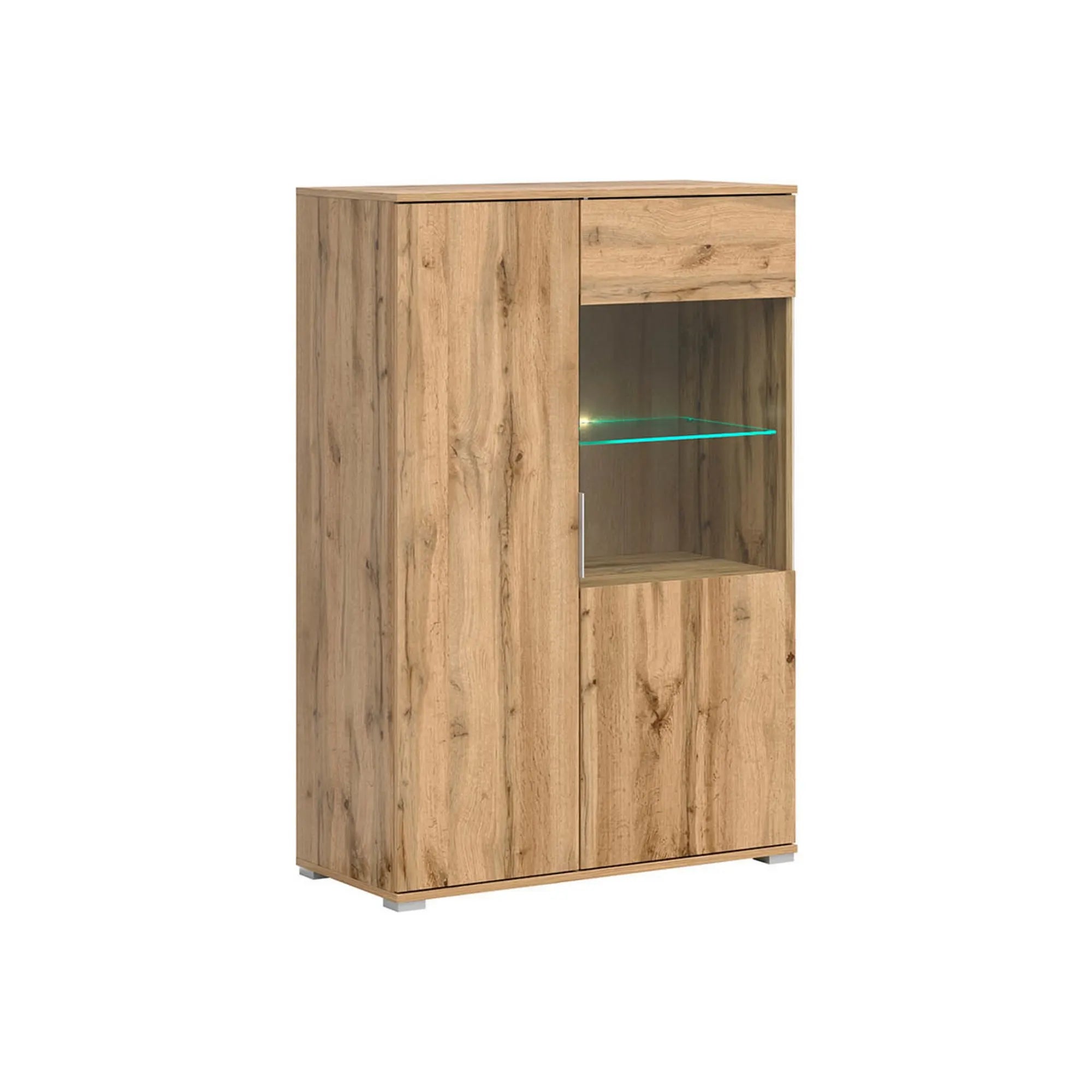 Vitrina BERGEN OCN-28419, stejar wotan