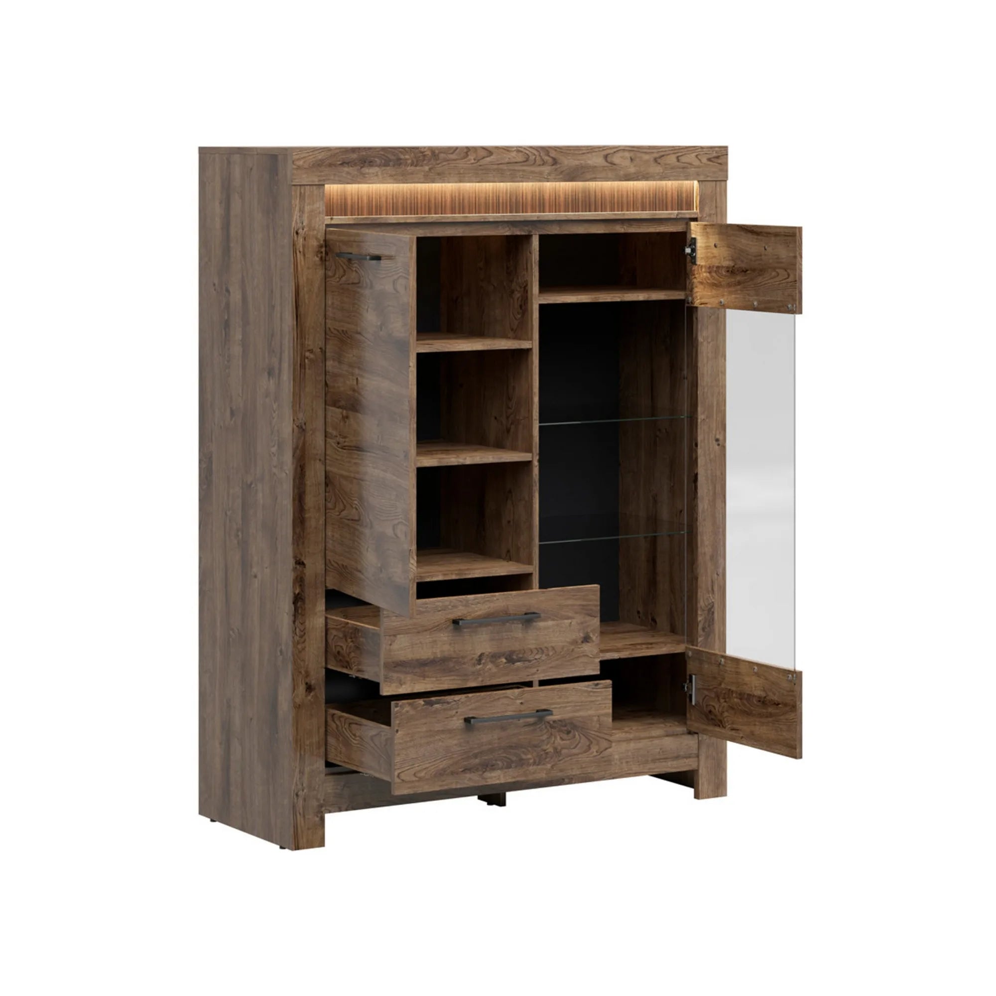 Vitrina BERGEN OCN-28471, stejar