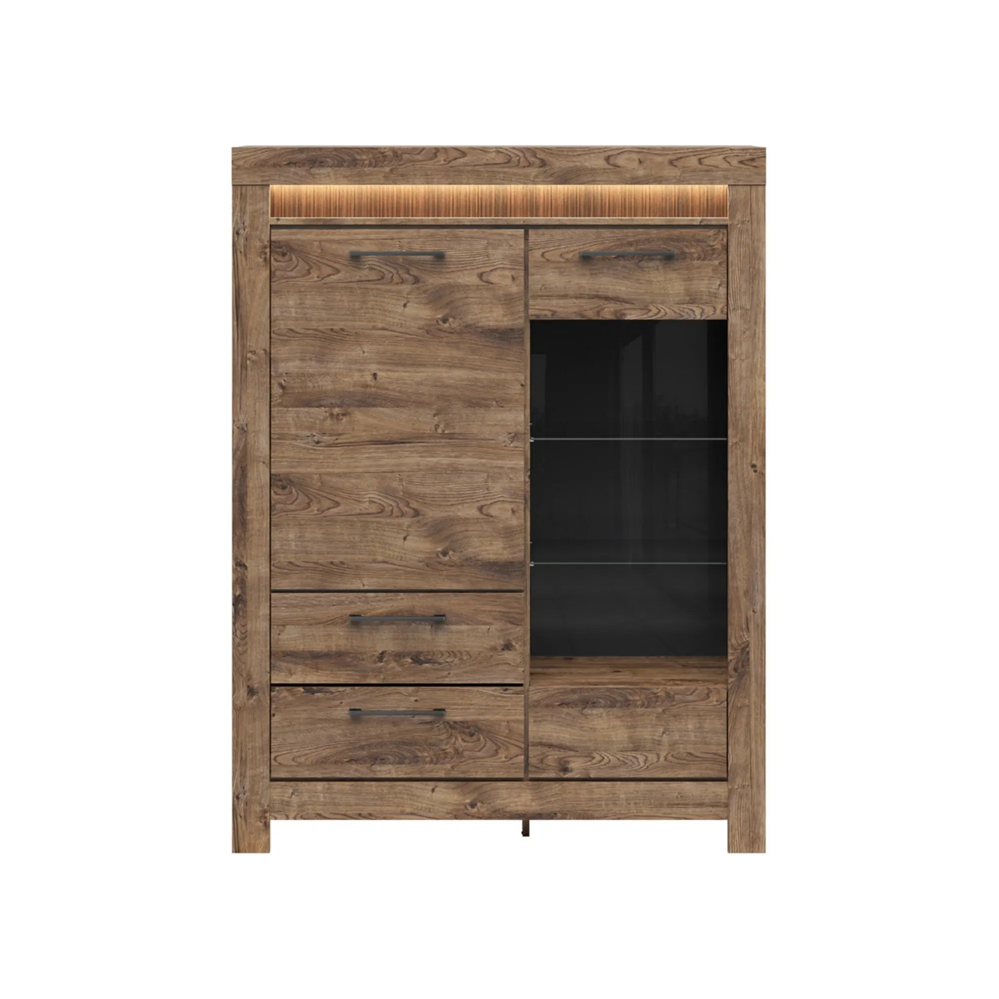 Vitrina BERGEN OCN-28471, stejar