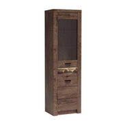 Vitrina HOUSTON OCN-35819, frasin inchis