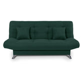 Canapea extensibila VIOLA, stofa verde - Elia 39, 192x89x48 cm