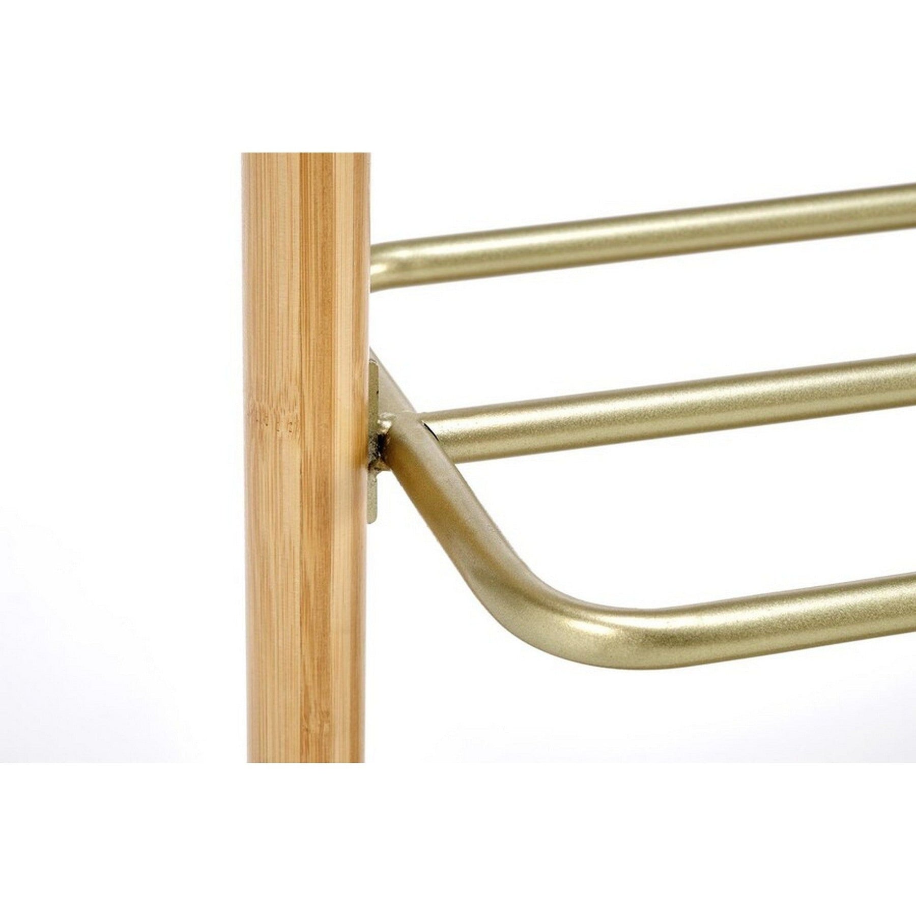 Suport umerase WU-31, stejar, metal/lemn masiv de bambus, 60x35x166 cm
