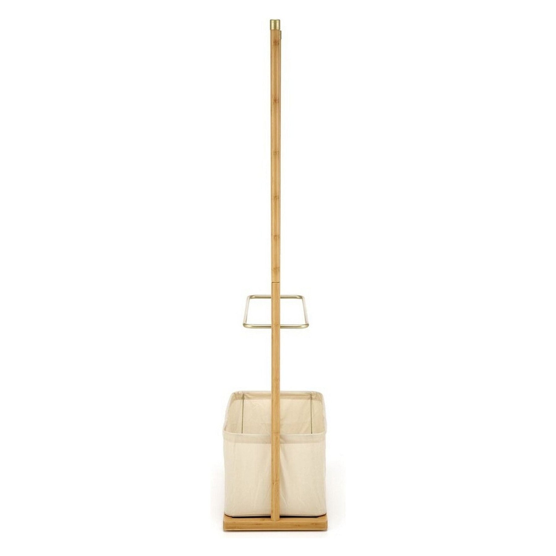 Suport umerase WU-31, stejar, metal/lemn masiv de bambus, 60x35x166 cm