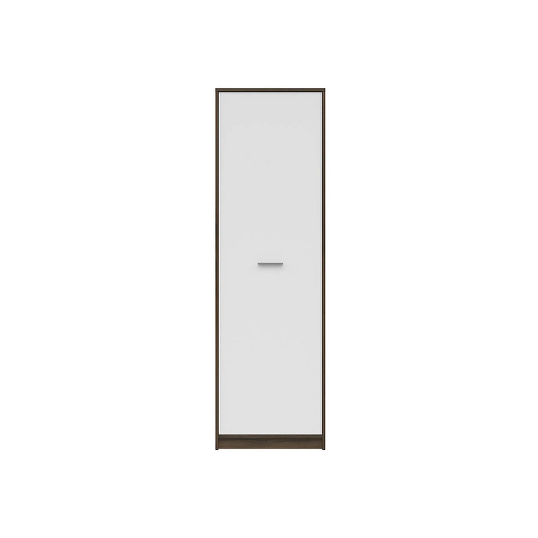 Dulap NEPO PLUS, stejar nobil/alb, PAL laminat, 60x34x197 cm