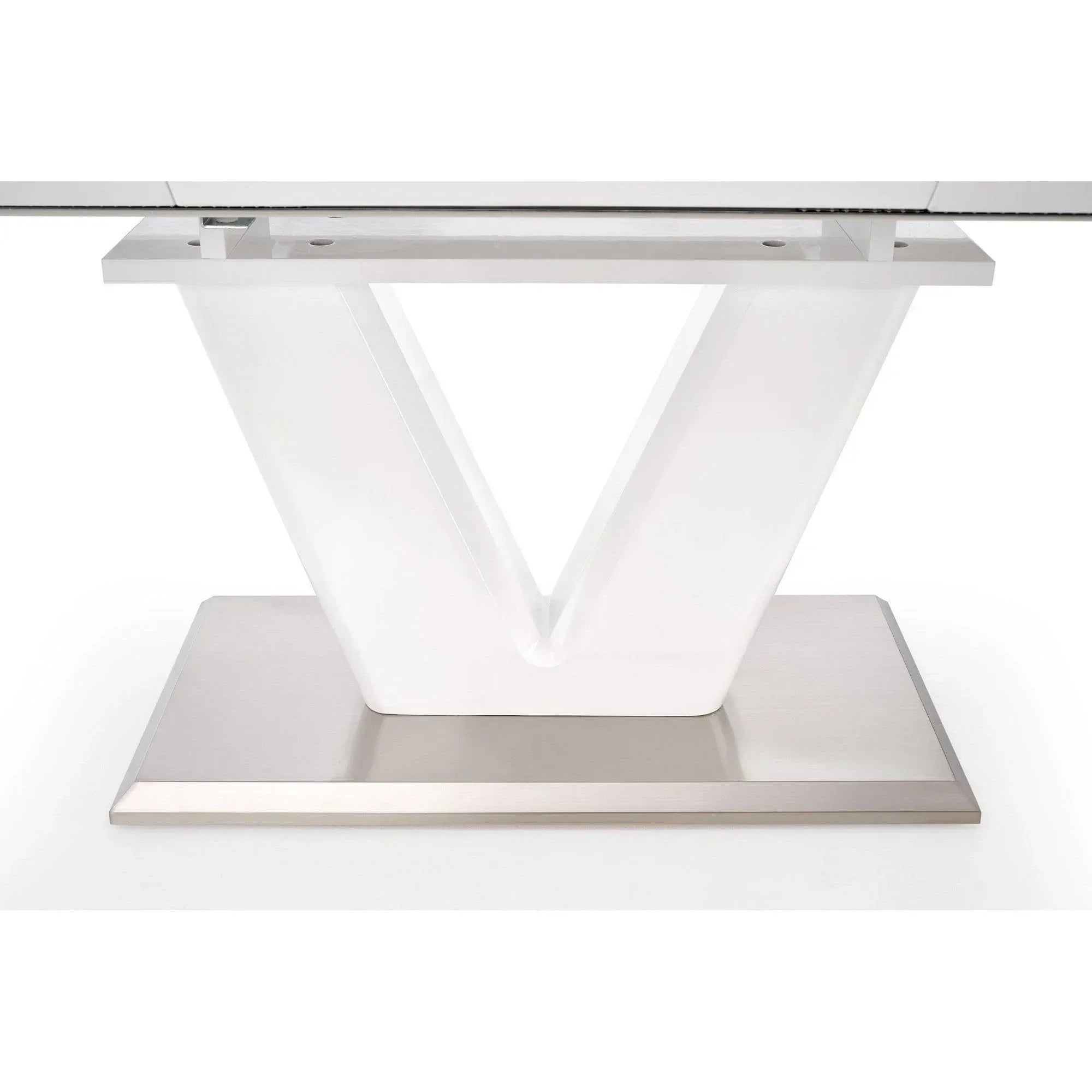 Masa extensbila HOUSTON OCN-37491, alb