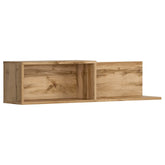 Raft perete NUIS, stejar wotan, PAL, 103x22x26 cm