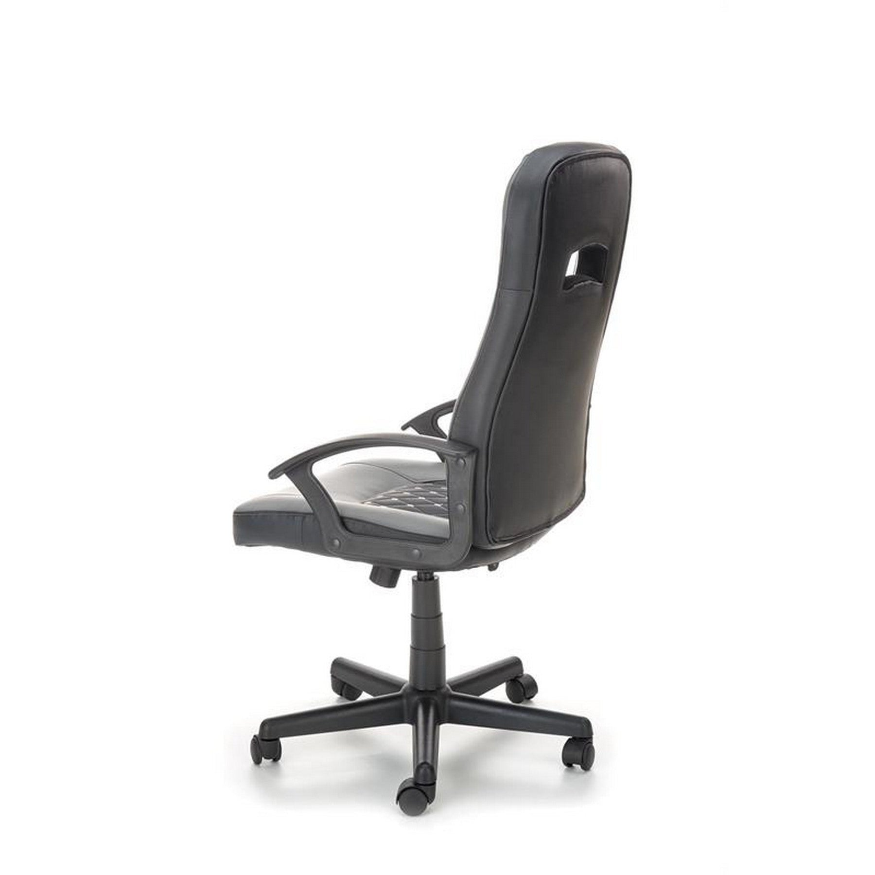 Scaun birou CASTANO cu mecanism TILT, negru/gri, 60x64x107/117 cm