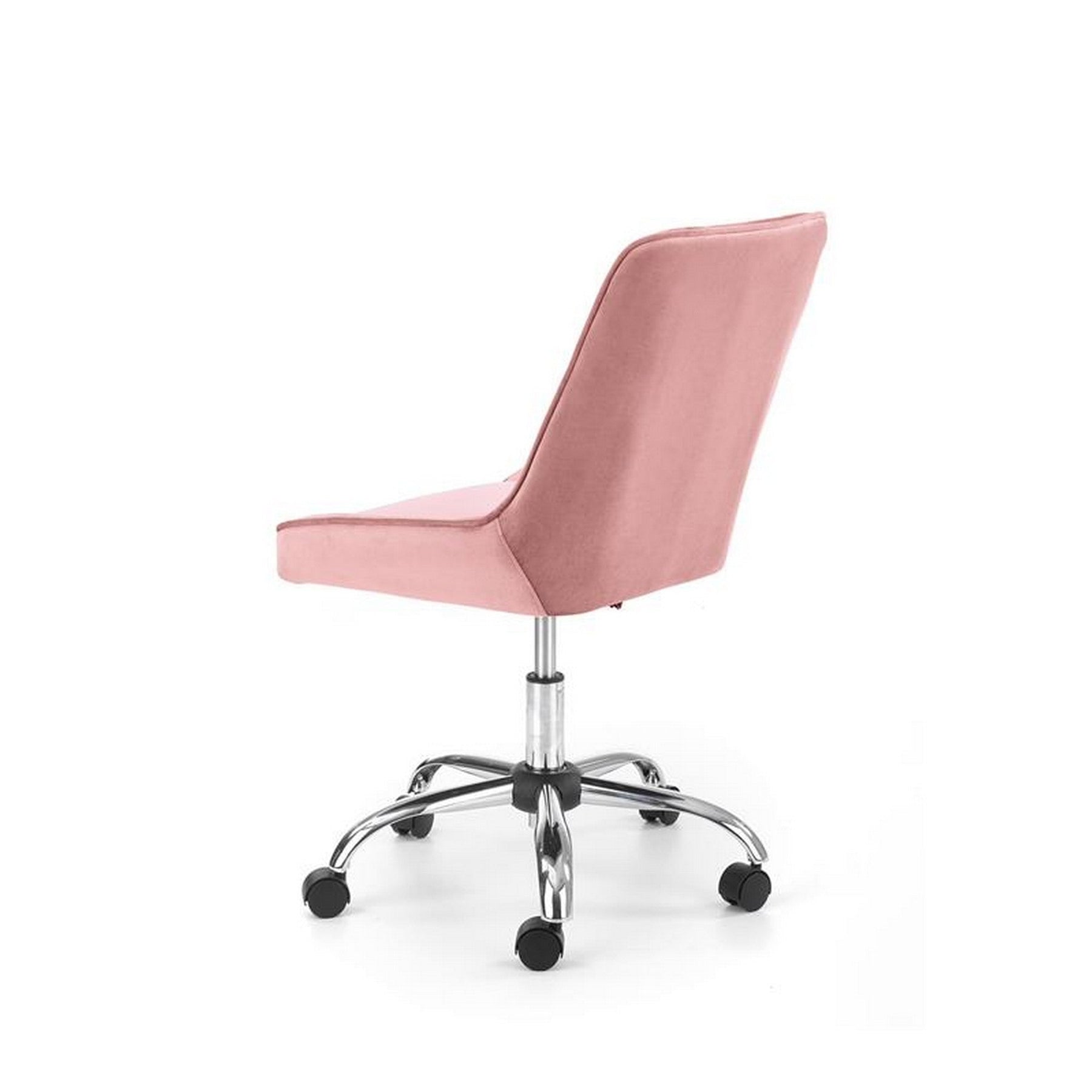 Scaun ergonomic pentru birou Rico, roz, 51x54x81/91cm