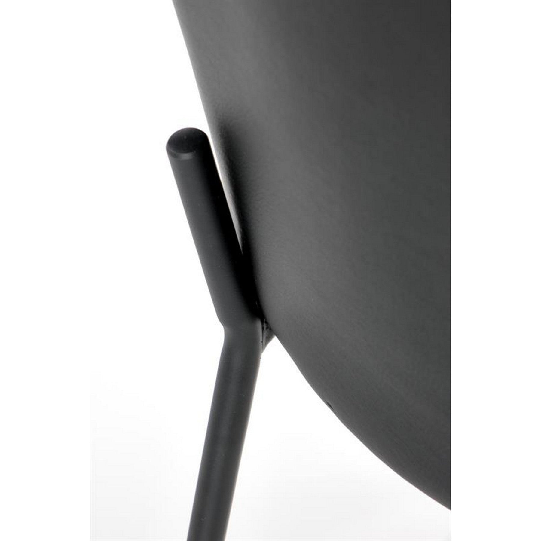 Scaun K471, stofa si piele ecologica gri, 50x58x85 cm