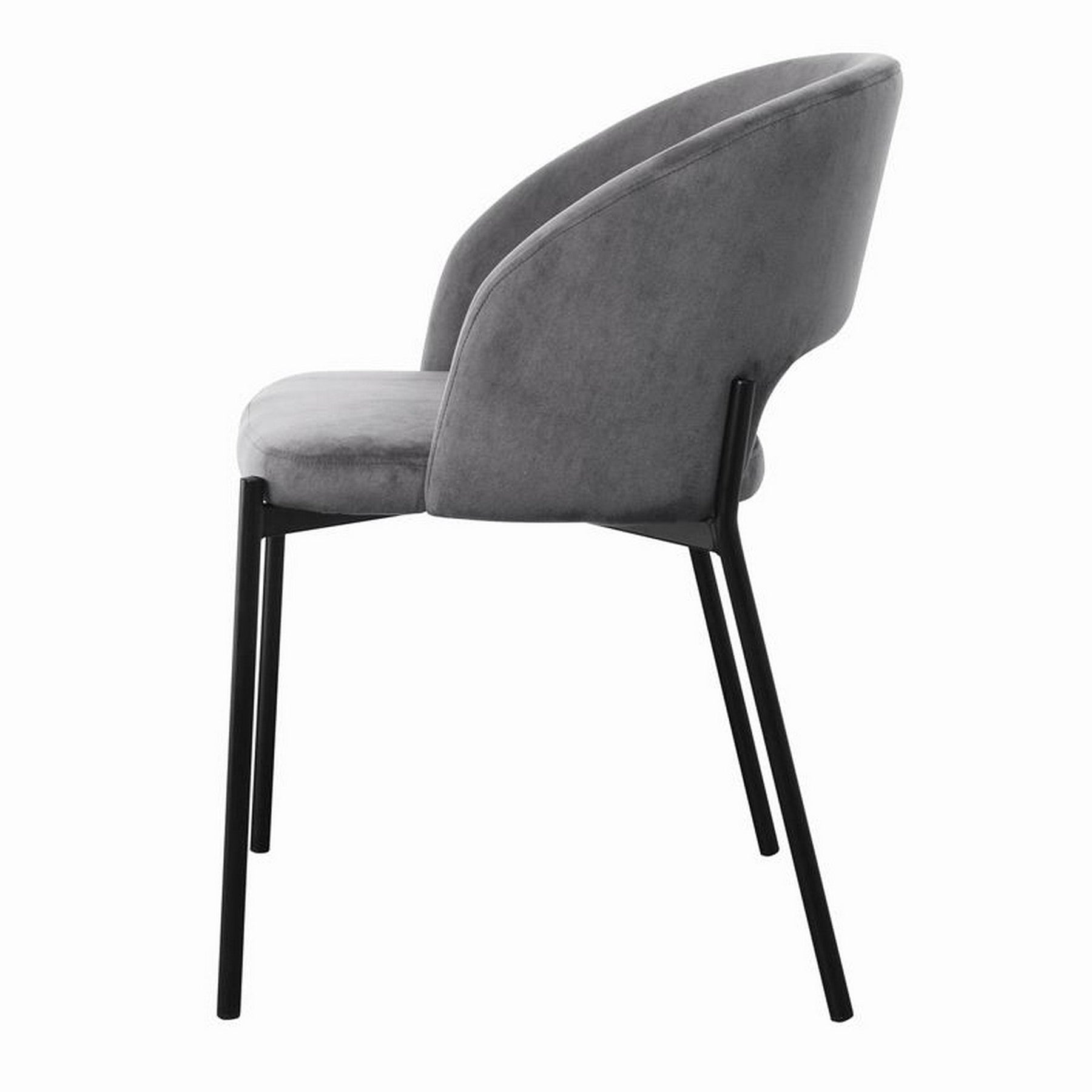 Scaun K455, gri, 51x57x77 cm