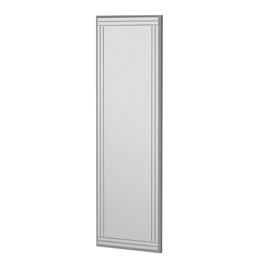 Oglinda perete Buhem, alb, sticla, 40x2x120 cm