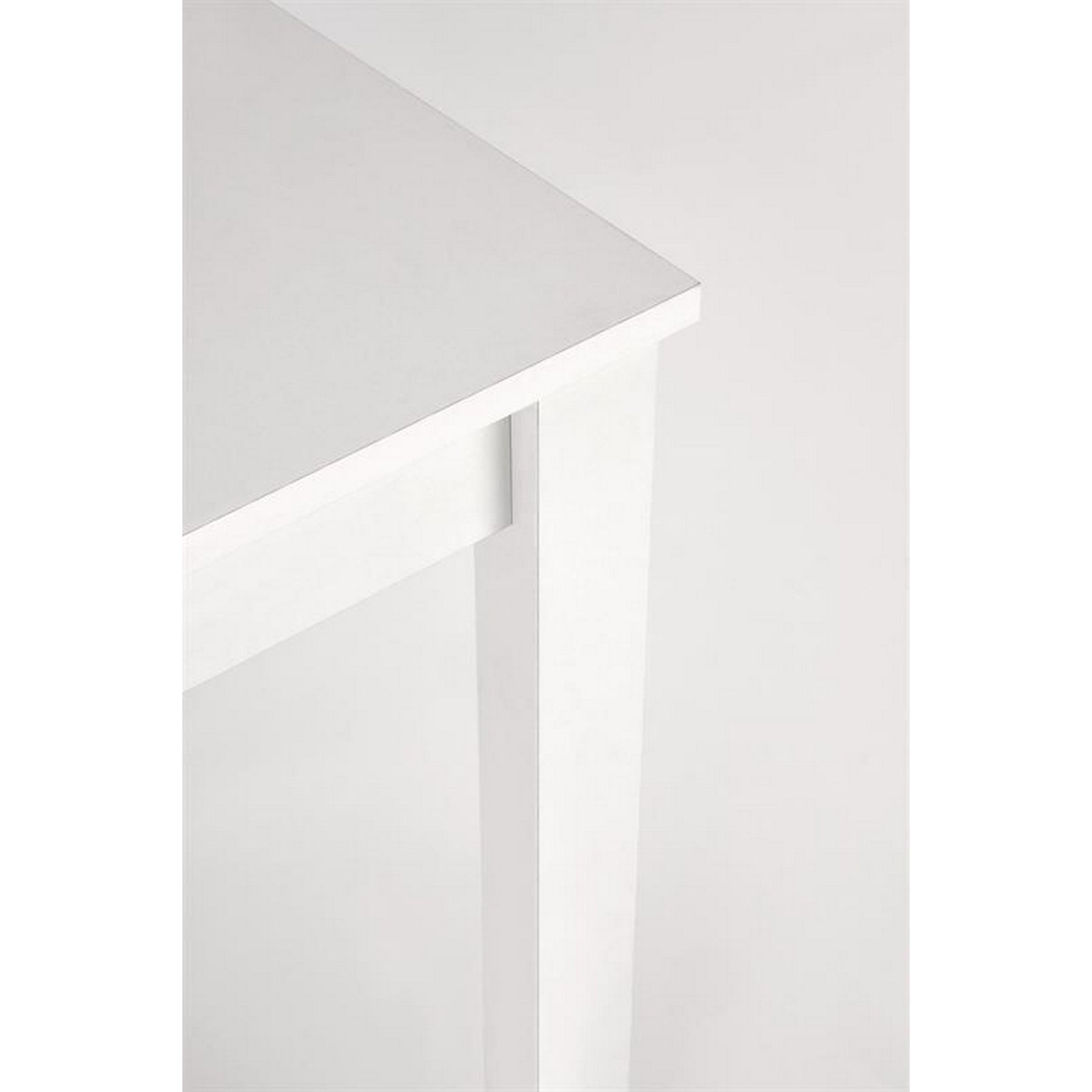 Masa extensibila GINO, alba, 100/138x60x75 cm