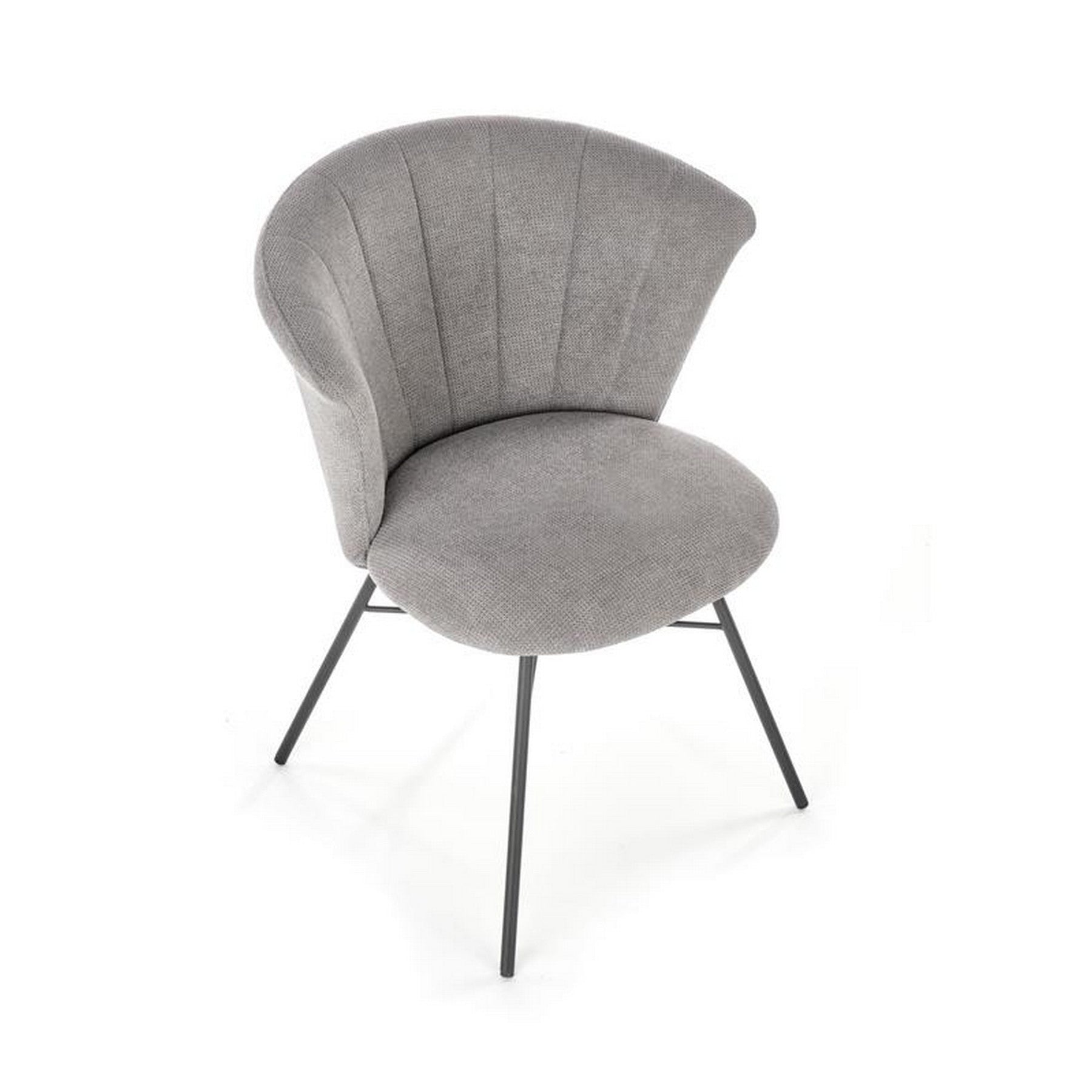 Scaun K459, stofa gri, 60x59x79 cm