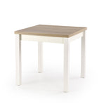 Masa clasica stejar sonoma-alb Gracjan, 80/160X80X76 CM