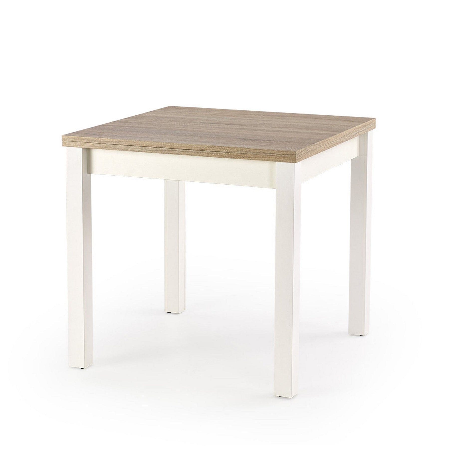 Masa clasica stejar sonoma-alb Gracjan, 80/160X80X76 CM