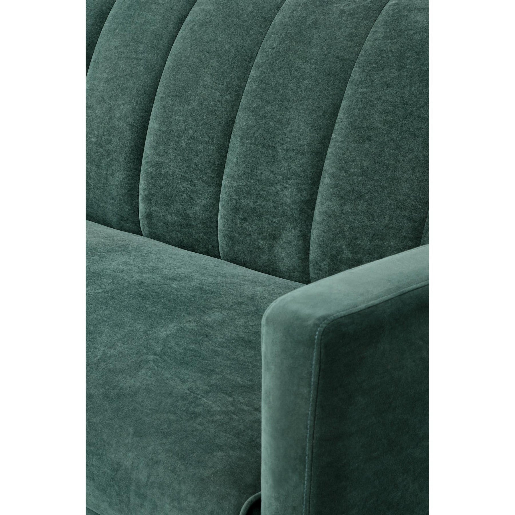 Canapea verde ARMANDO, 192/82-100/78-58 cm