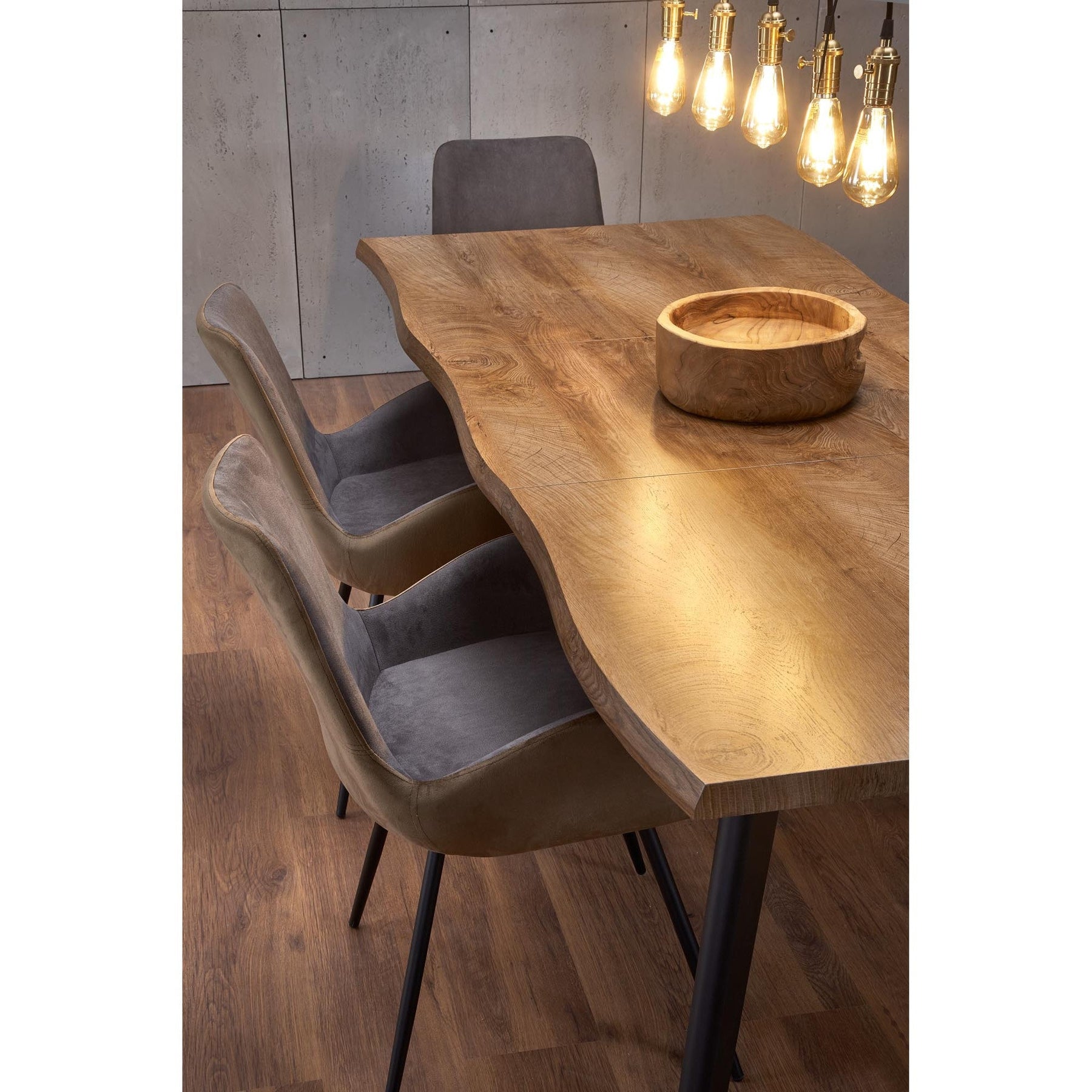 Masa extensibila DICKSON, stejar natural, 120-180x80x75 cm