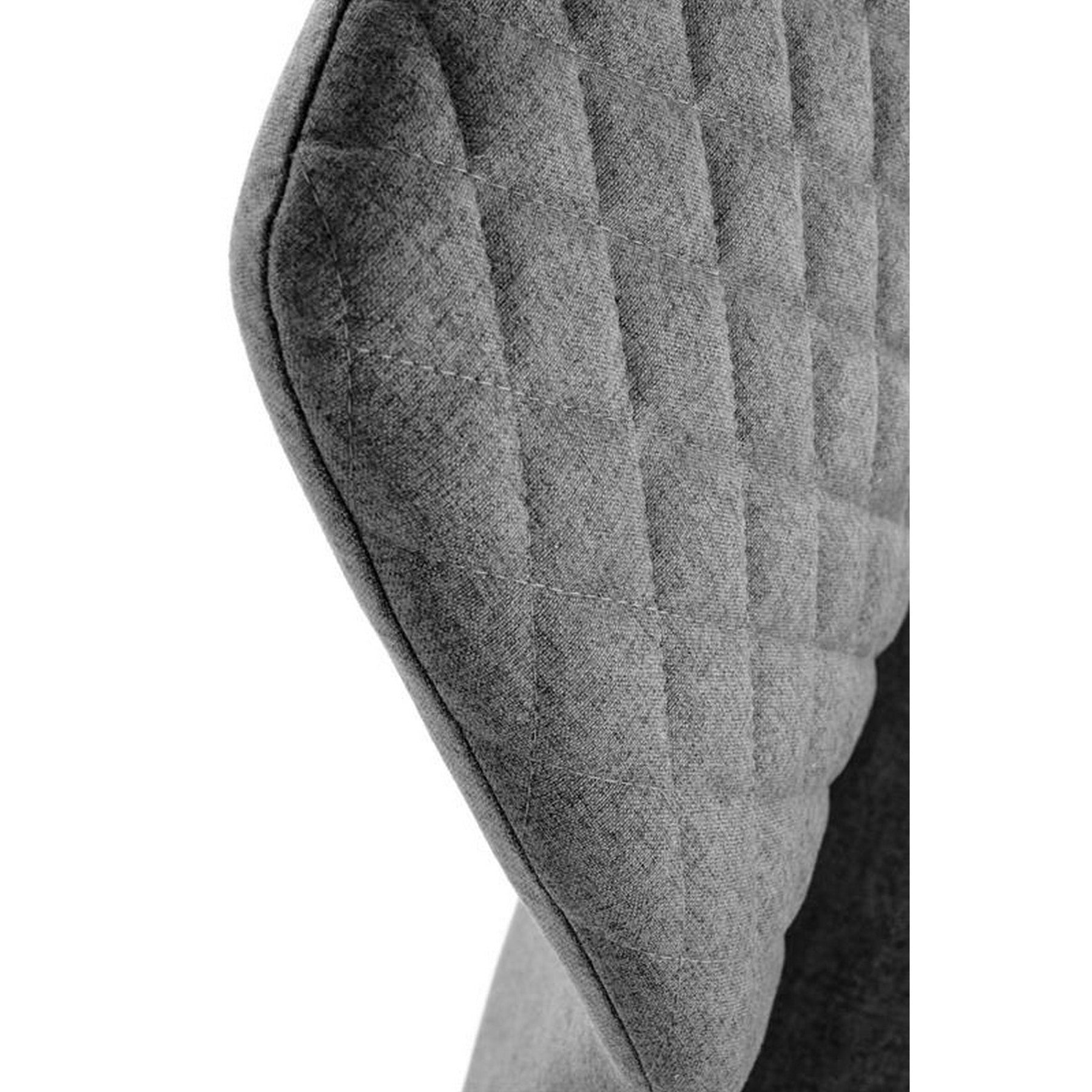 Scaun K461, stofa gri, 46x56x92 cm