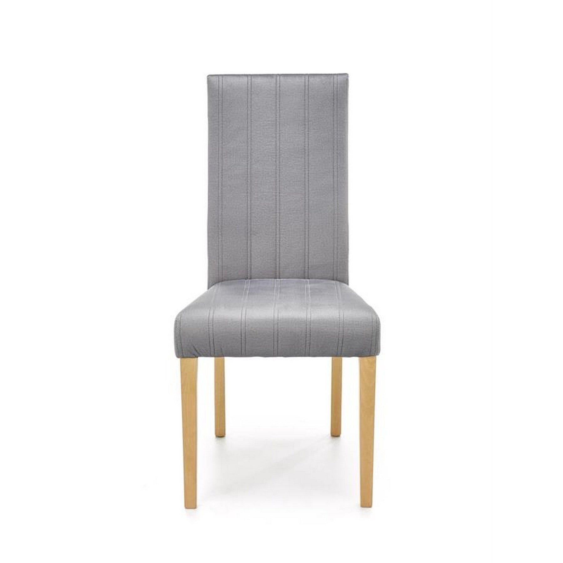 Scaun DIEGO 3, stofa catifelata gri deschis, 47x59x99 cm
