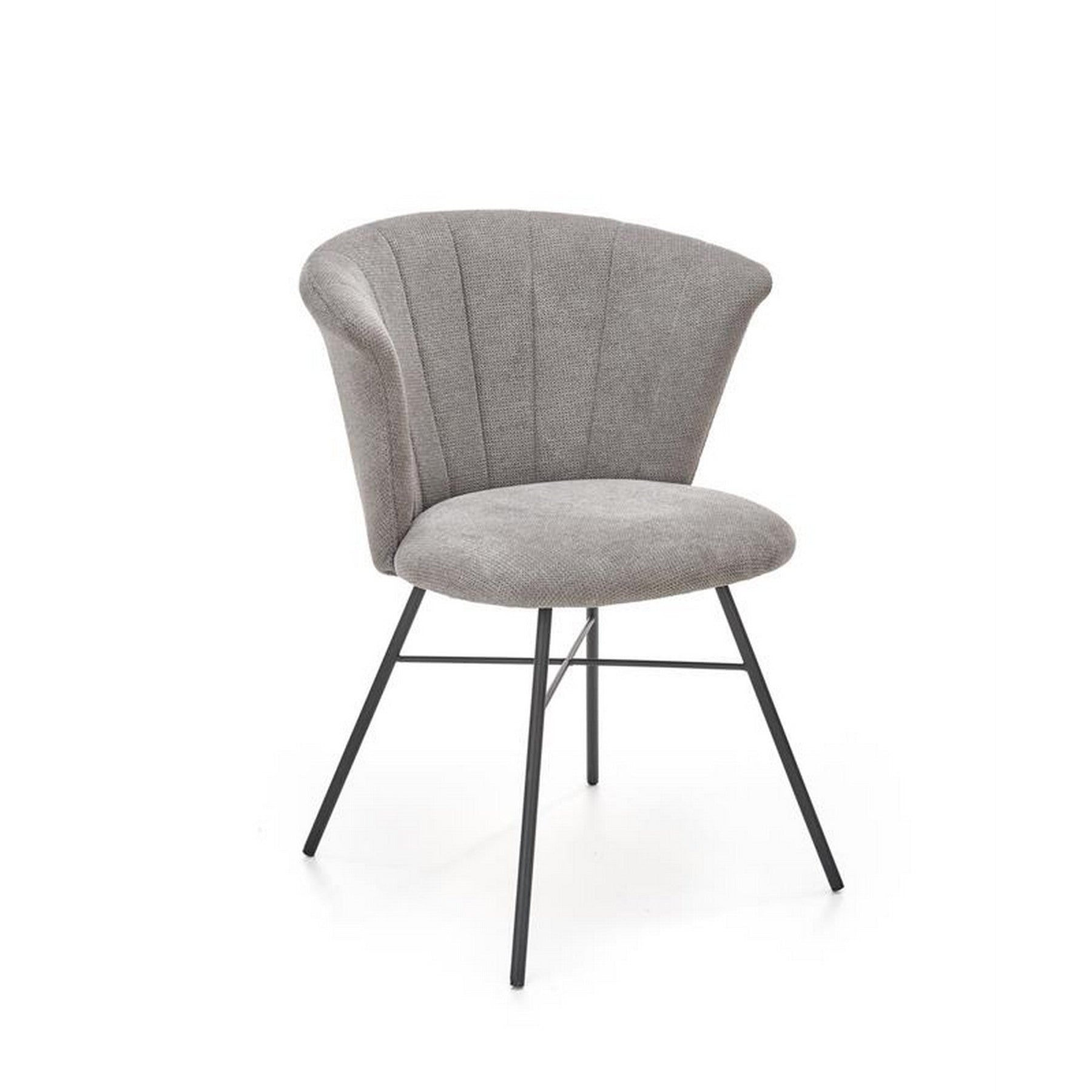 Scaun K459, stofa gri, 60x59x79 cm