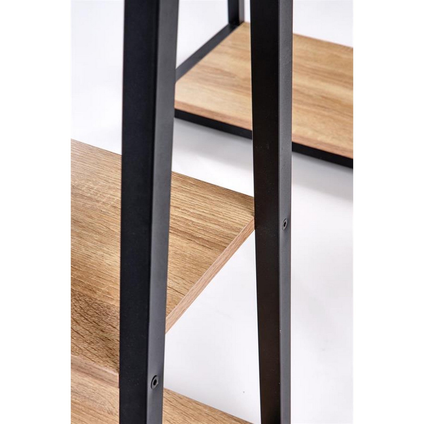 Birou B44, sonoma/negru, 120x60x77 cm