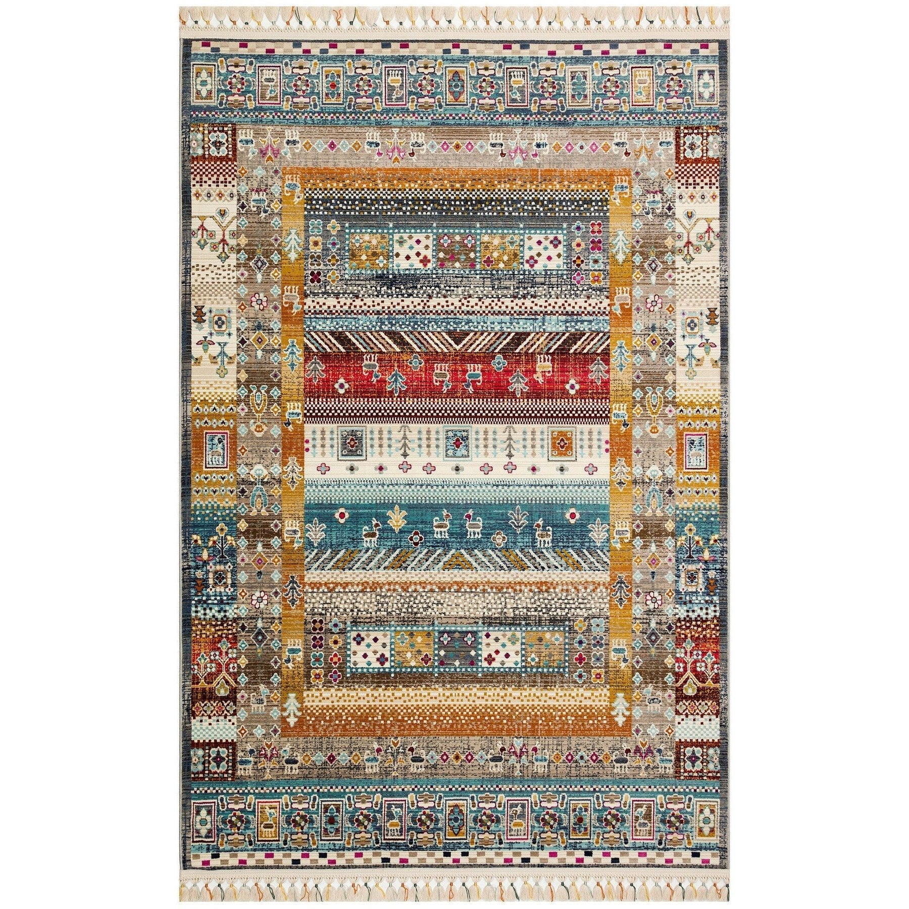 Covor living MULTY, 80x150 cm, forma dreptunghiulara, polipropilen, multicolor,