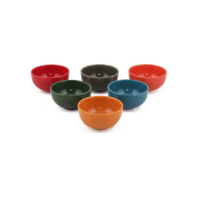 Set 6 boluri ST101606F16XA000000MAZ1000, multicolor, ceramica, 110 ml
