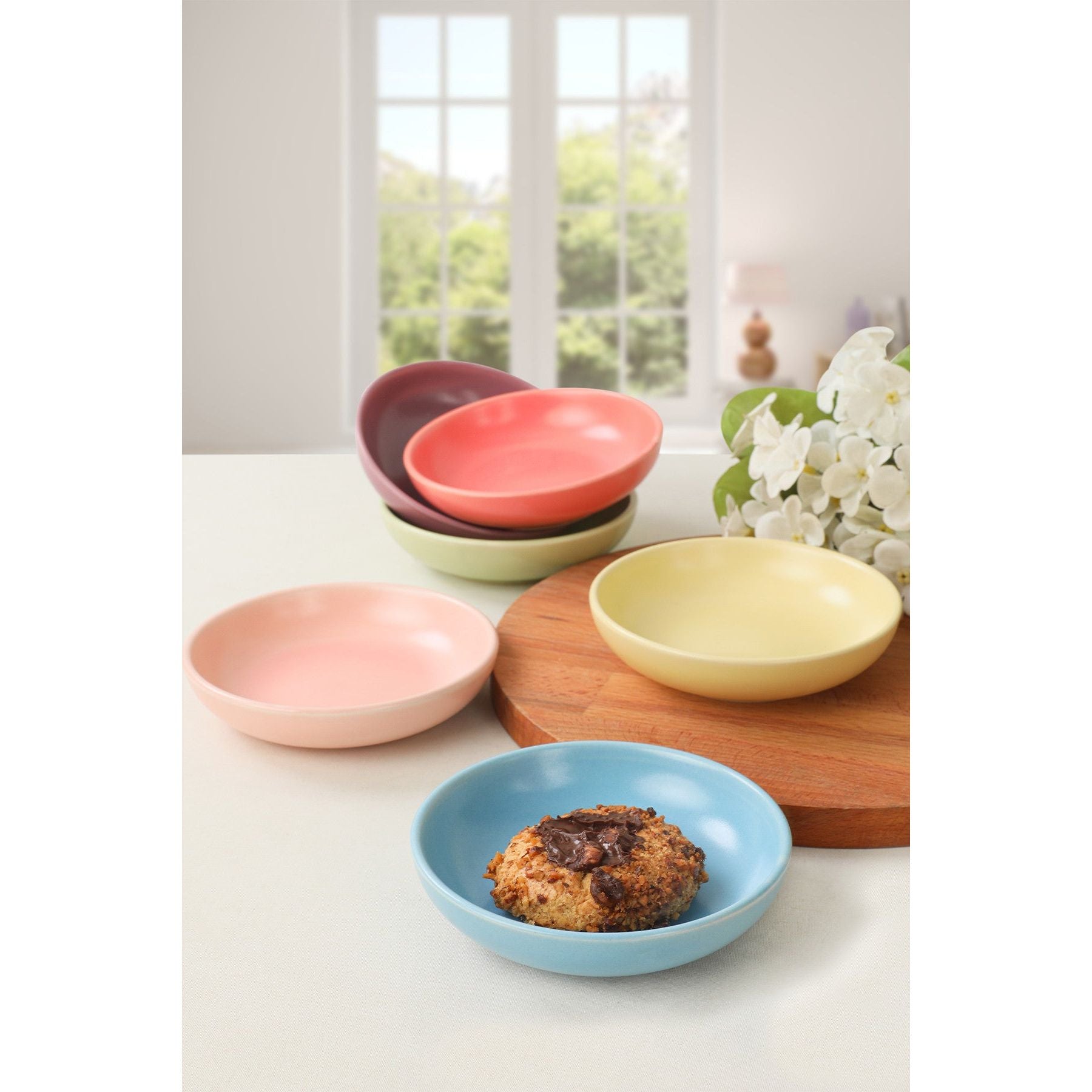 Set 6 boluri ST489406F17XA000000MAYD100, multicolor, ceramica, 13 cm