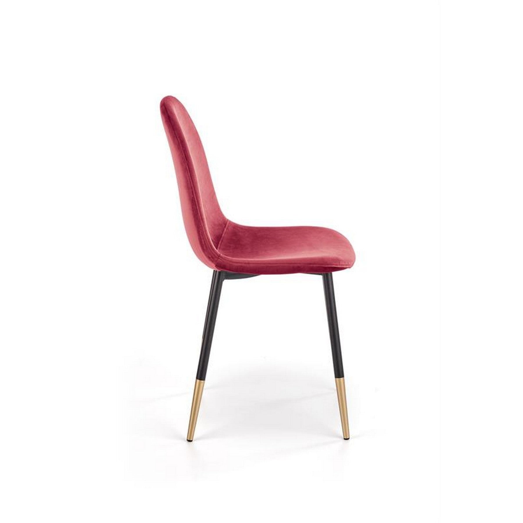 Scaun tapitat K379, rosu, 45x48x88 cm