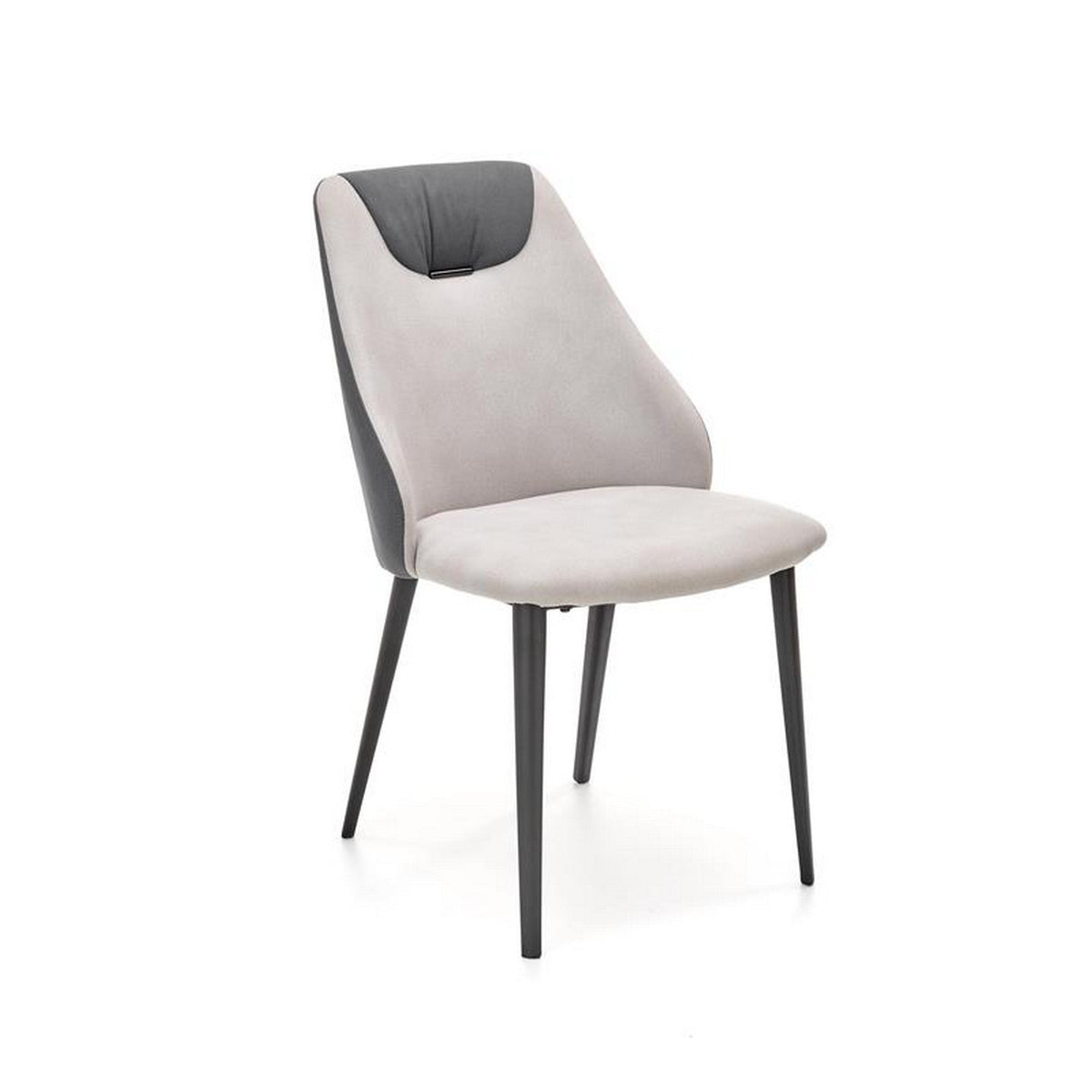 Scaun K470, stofa gri, 48x62x85 cm