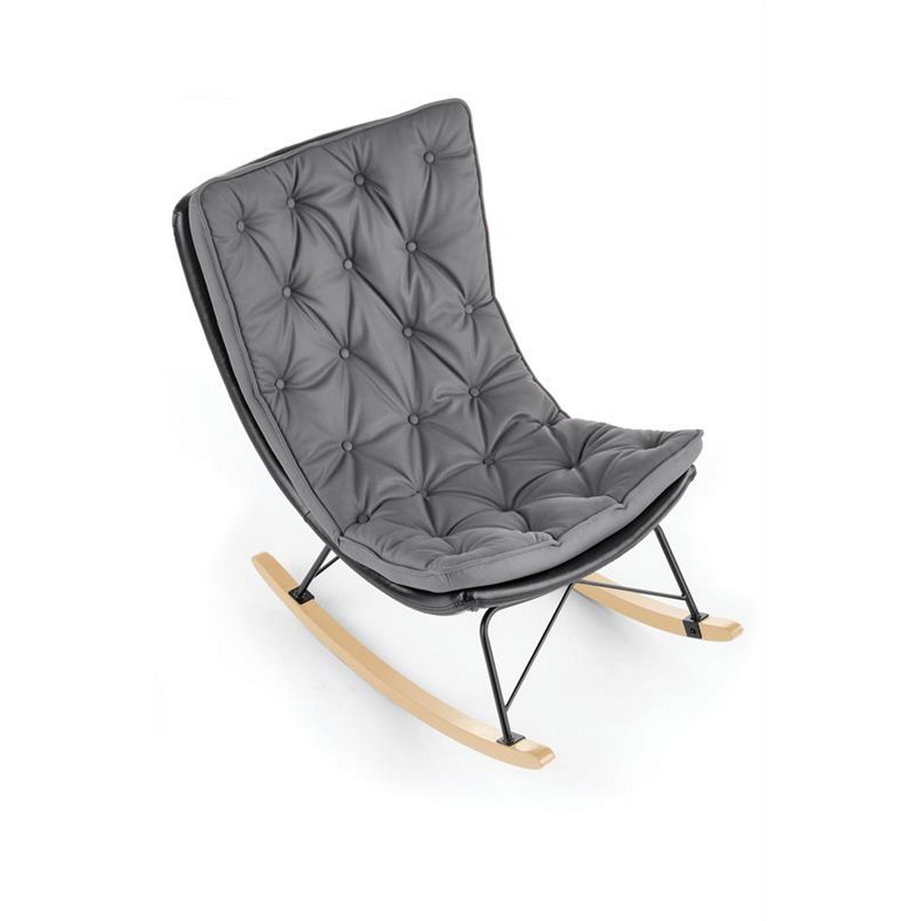 Balansoar Indigo, gri inchis/negru, 72x110x100 cm