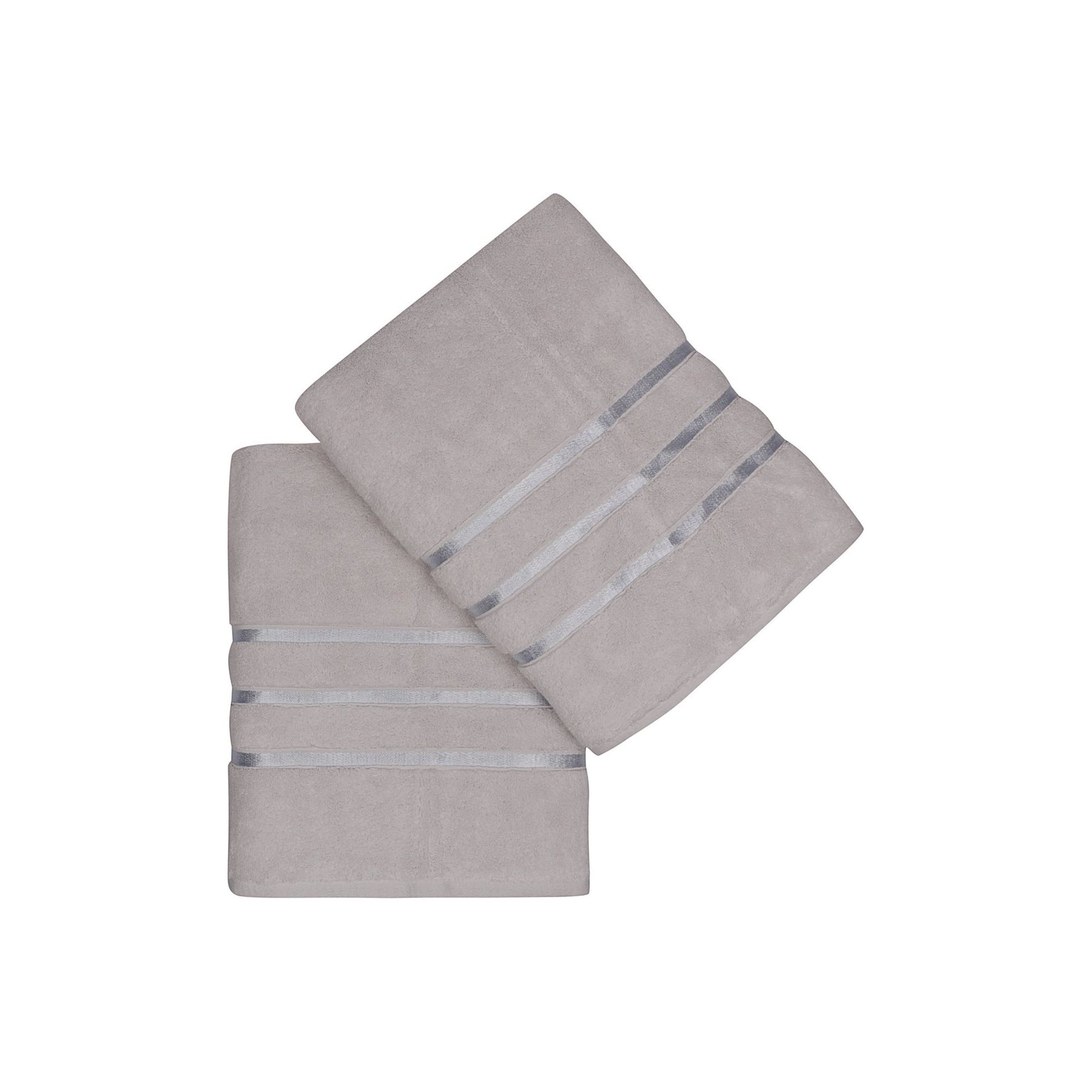 Set 2 prosoape baie Dolce, 70x140 cm, material bumbac, bej