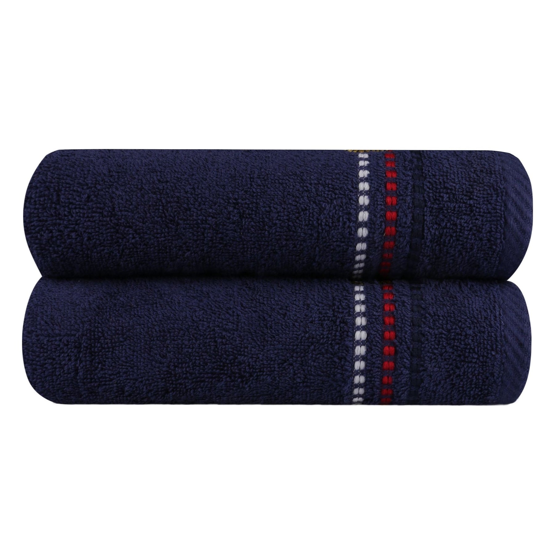 Set 2 prosoape baie Marina - Dark Blue Yelken, 50x90 cm, material bumbac, bleumarin