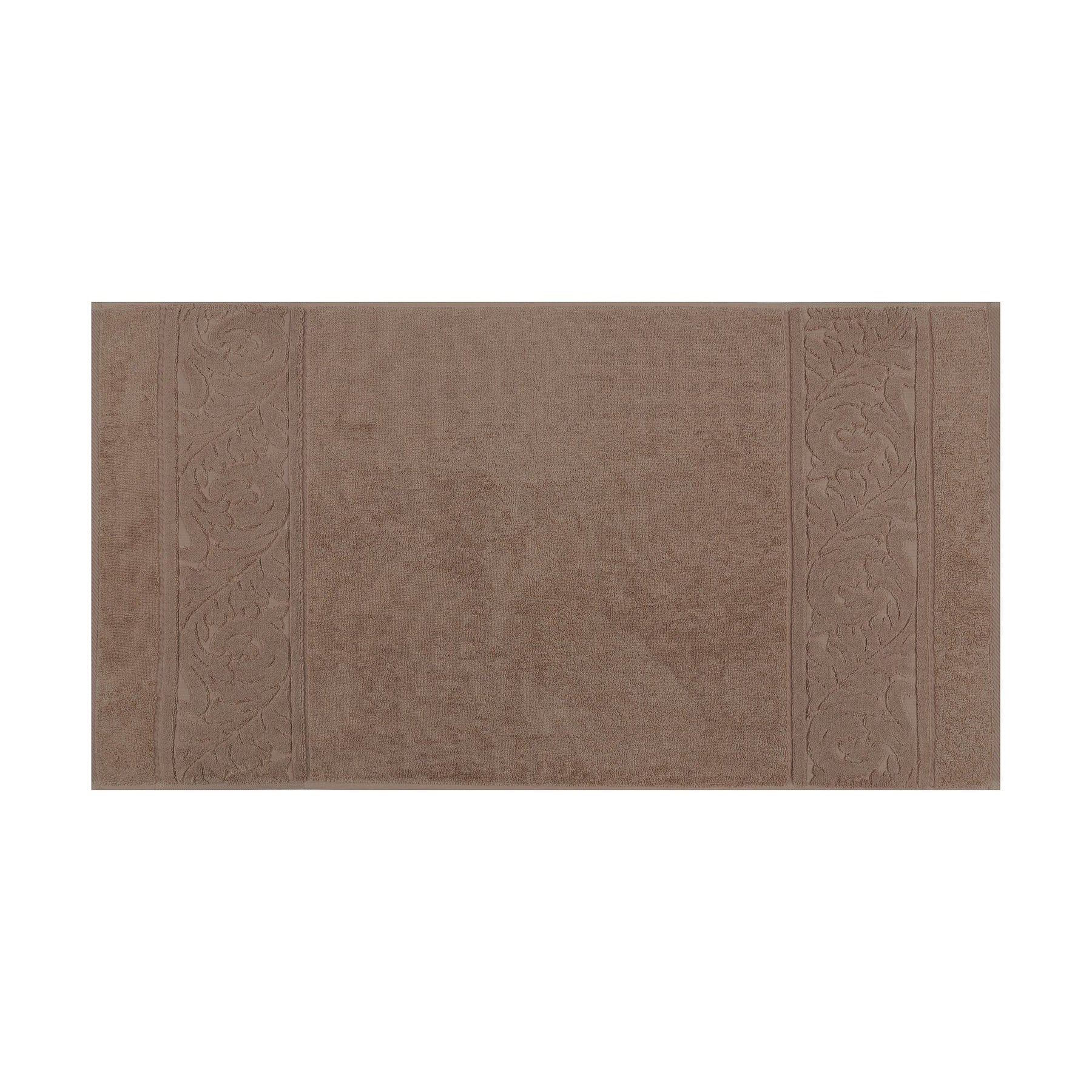 Set 2 prosoape baie Sultan, 50x90 cm, material bumbac, maro