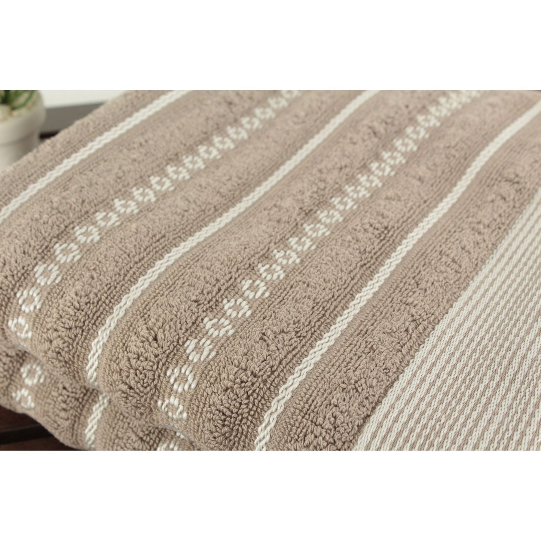 Set 2 prosoape de baie Bombeli, 50x90 cm, material bumbac, gri