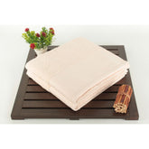 Set 2 prosoape baie Pitiricik, 50x90 cm, material bumbac, crem