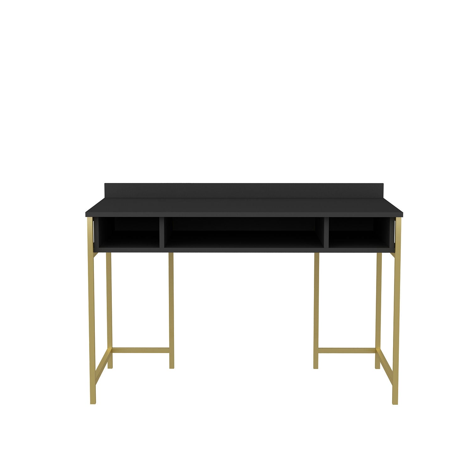 Birou Alma, gri/auriu, PAL, 120x60x75 cm