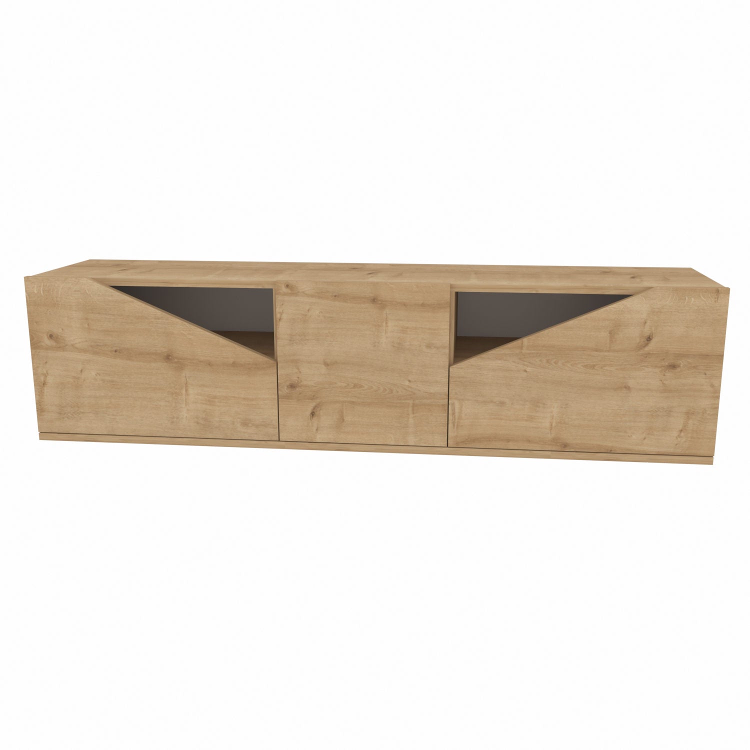 Comoda TV Carson, stejar, PAL, 160x35x40 cm