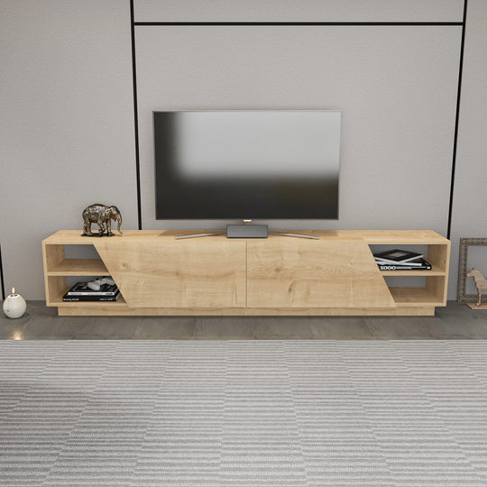 Comoda TV Rhodes, stejar, PAL melaminat, 240x37x47 cm
