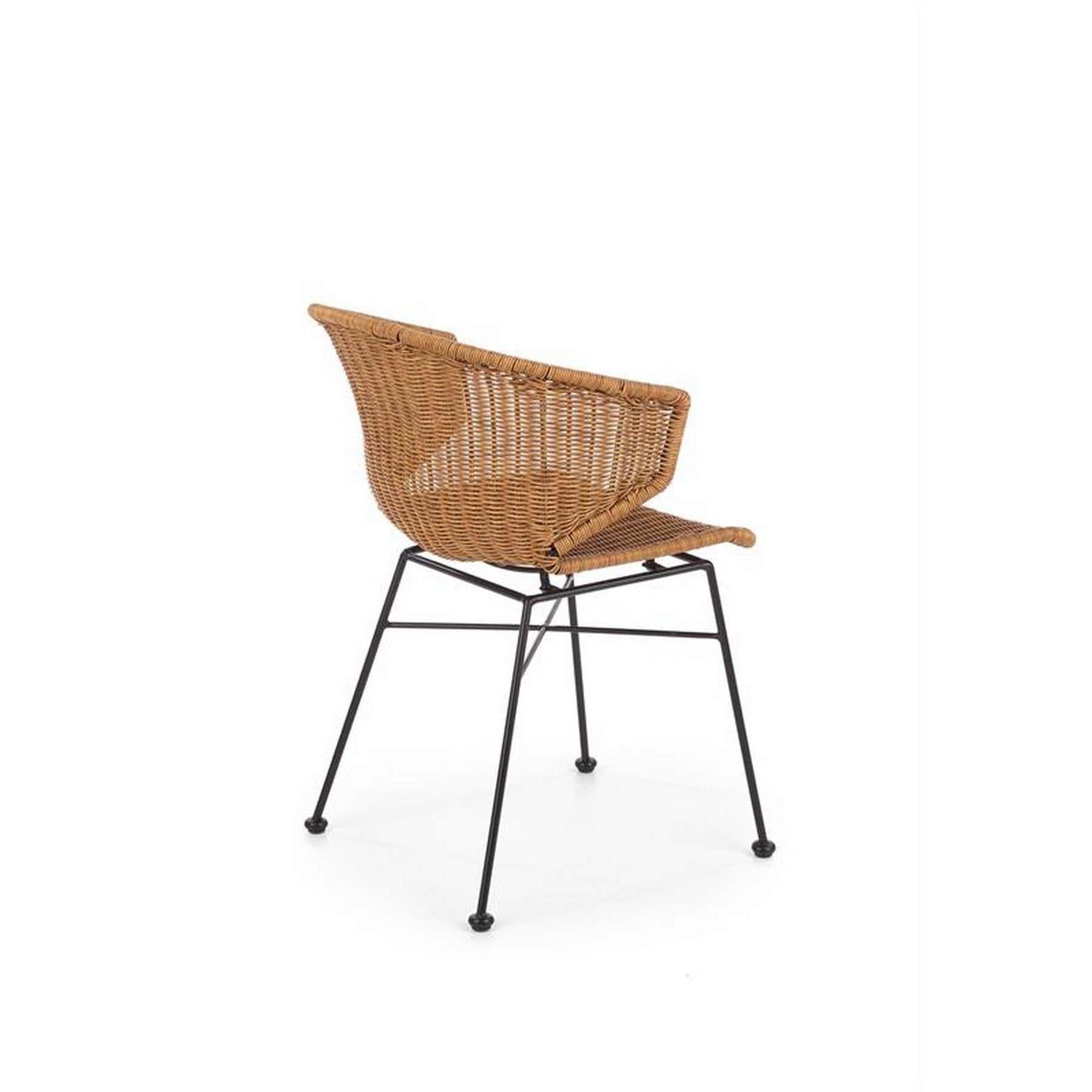 Scaun K407, ratan sintetic, 56x51x77 cm