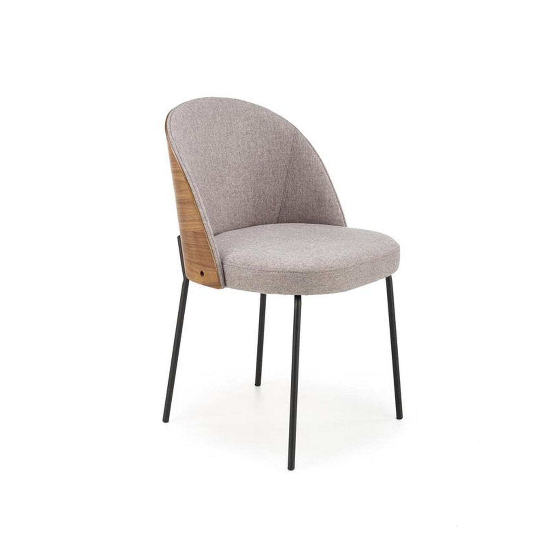 Scaun K451, gri/stejar, 52x53x81 cm