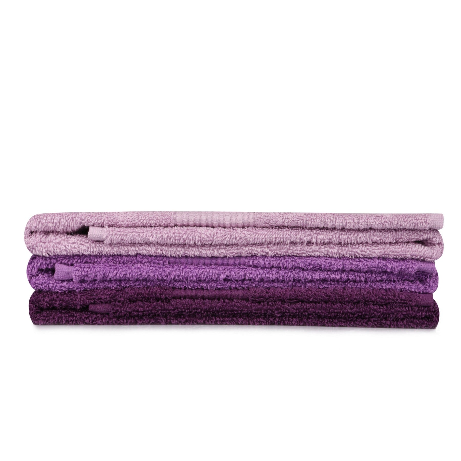 Set 3 prosoape de baie 404, violet, bumbac 100%, 50x90 cm