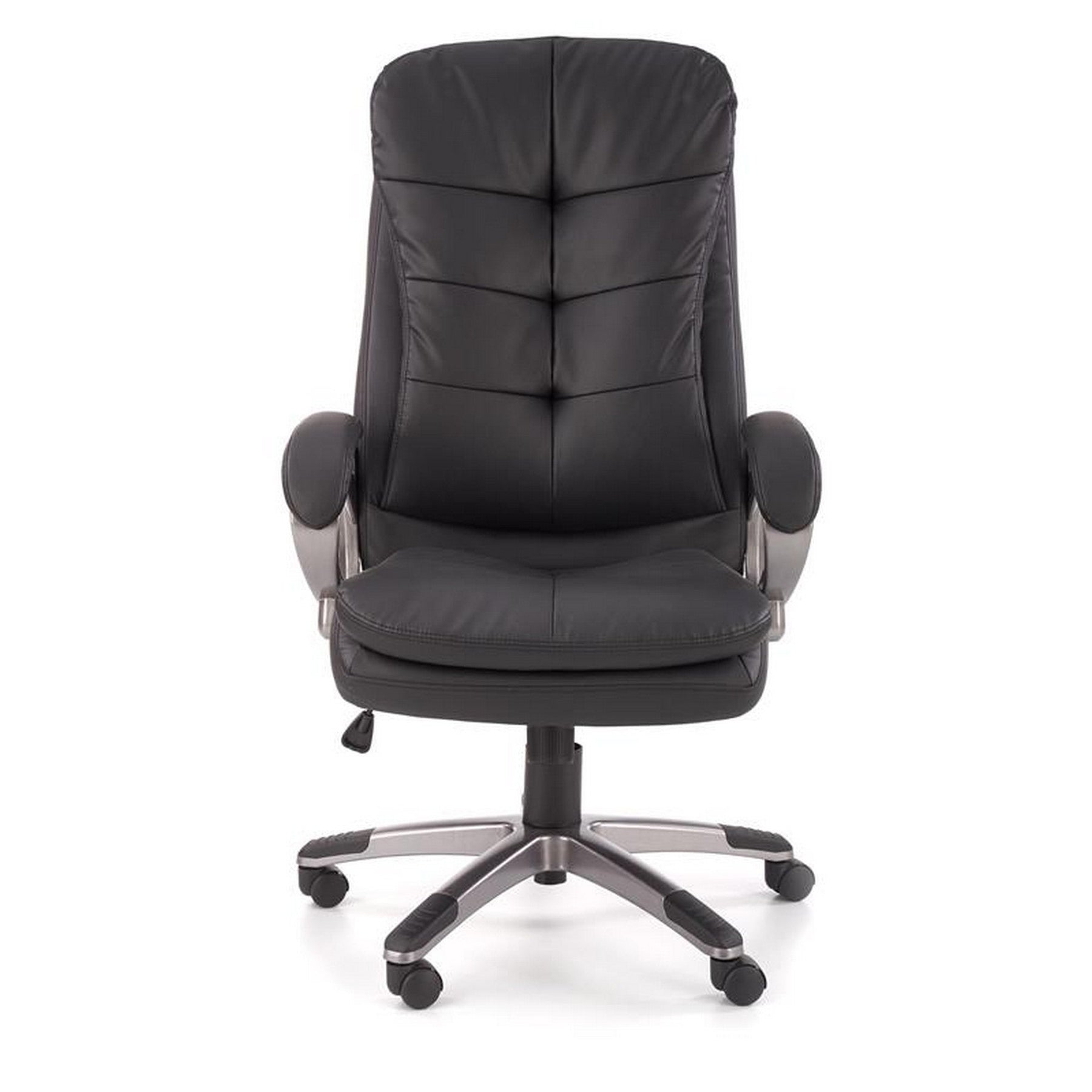 Scaun birou Preston, negru, 68x72x114/124 cm