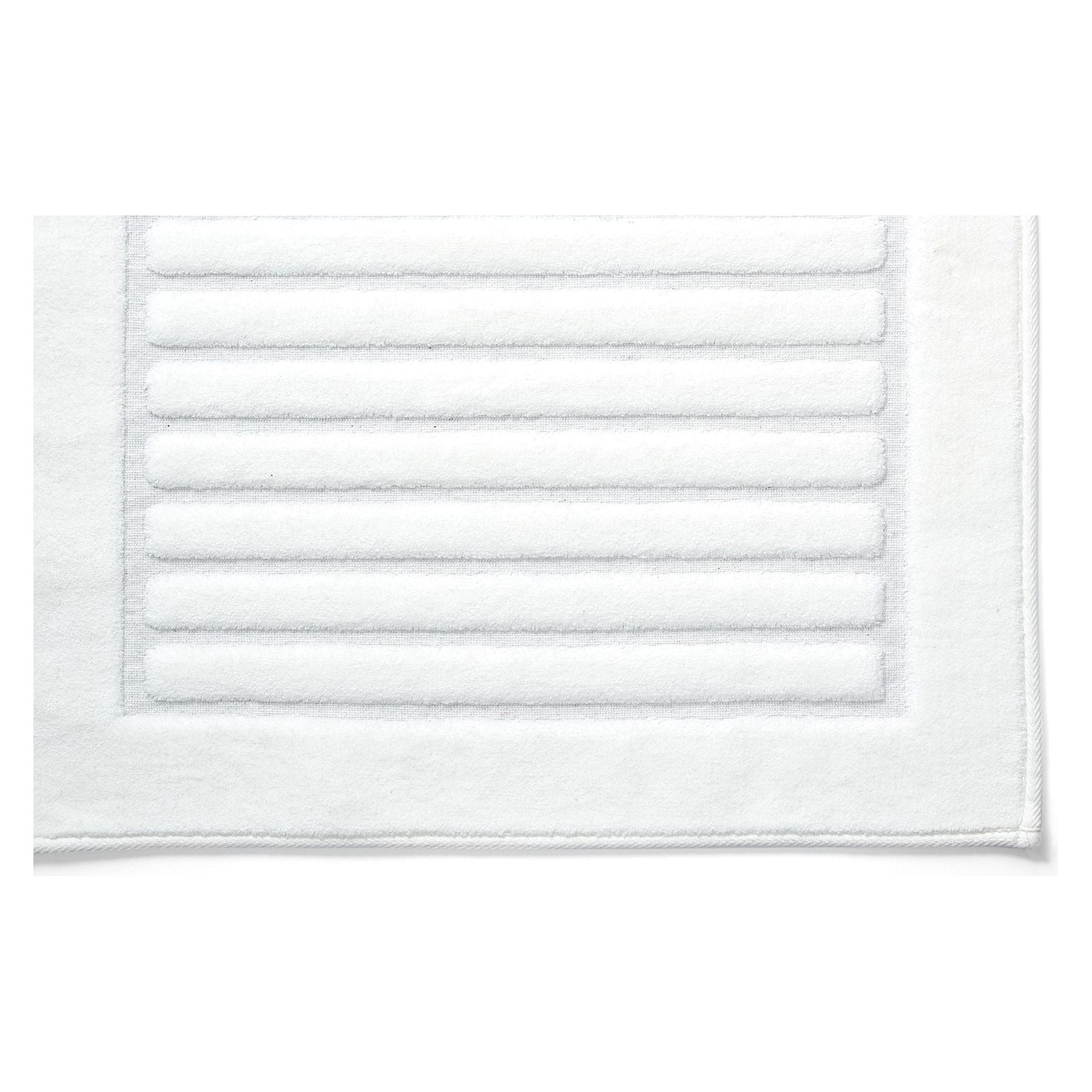 Set 2 covorase baie COTTONKT000053, 50x60/60x100 cm, forma dreptunghiulara, material bumbac, alb