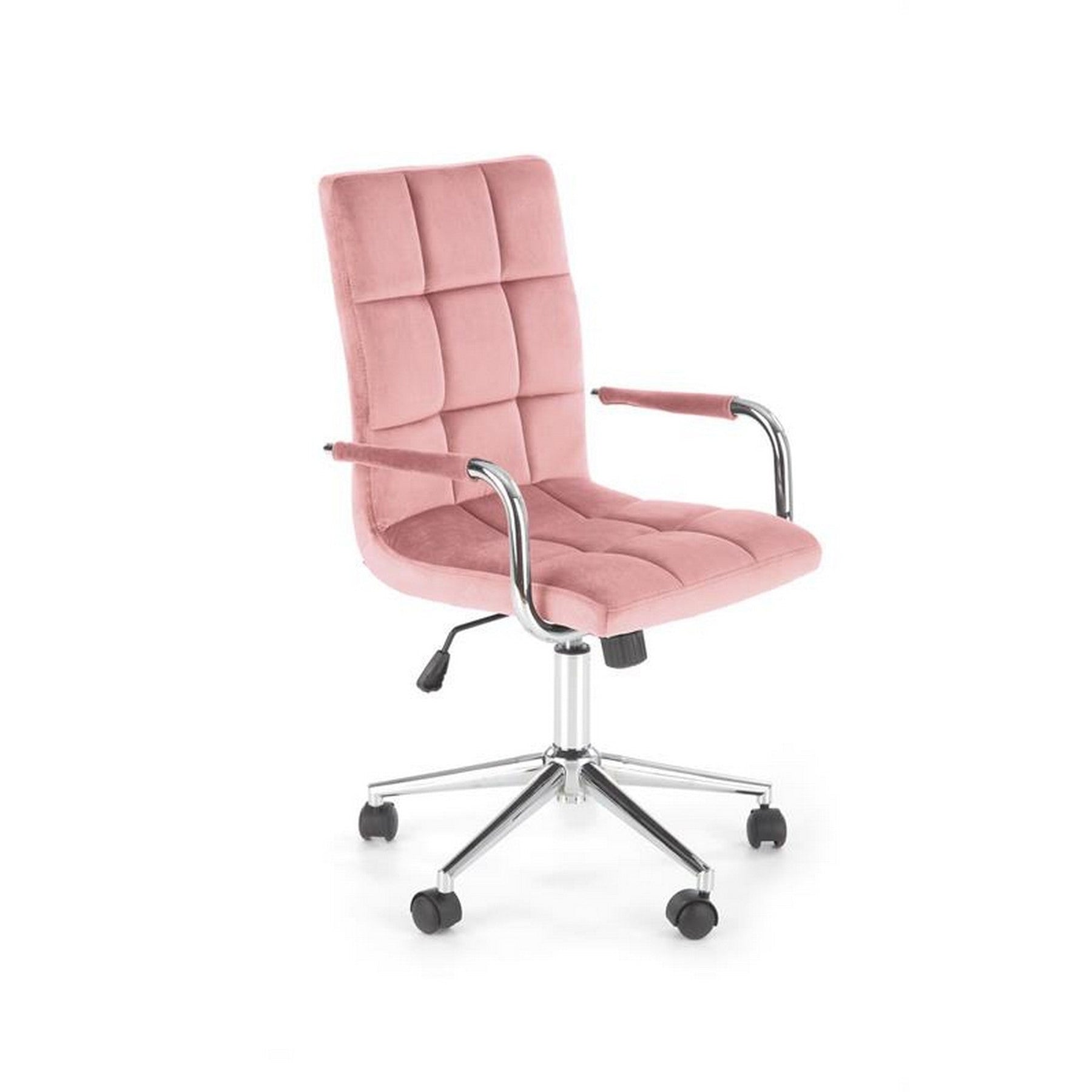 Scaun birou Gonzo 4, roz, 60x53x93/105 cm