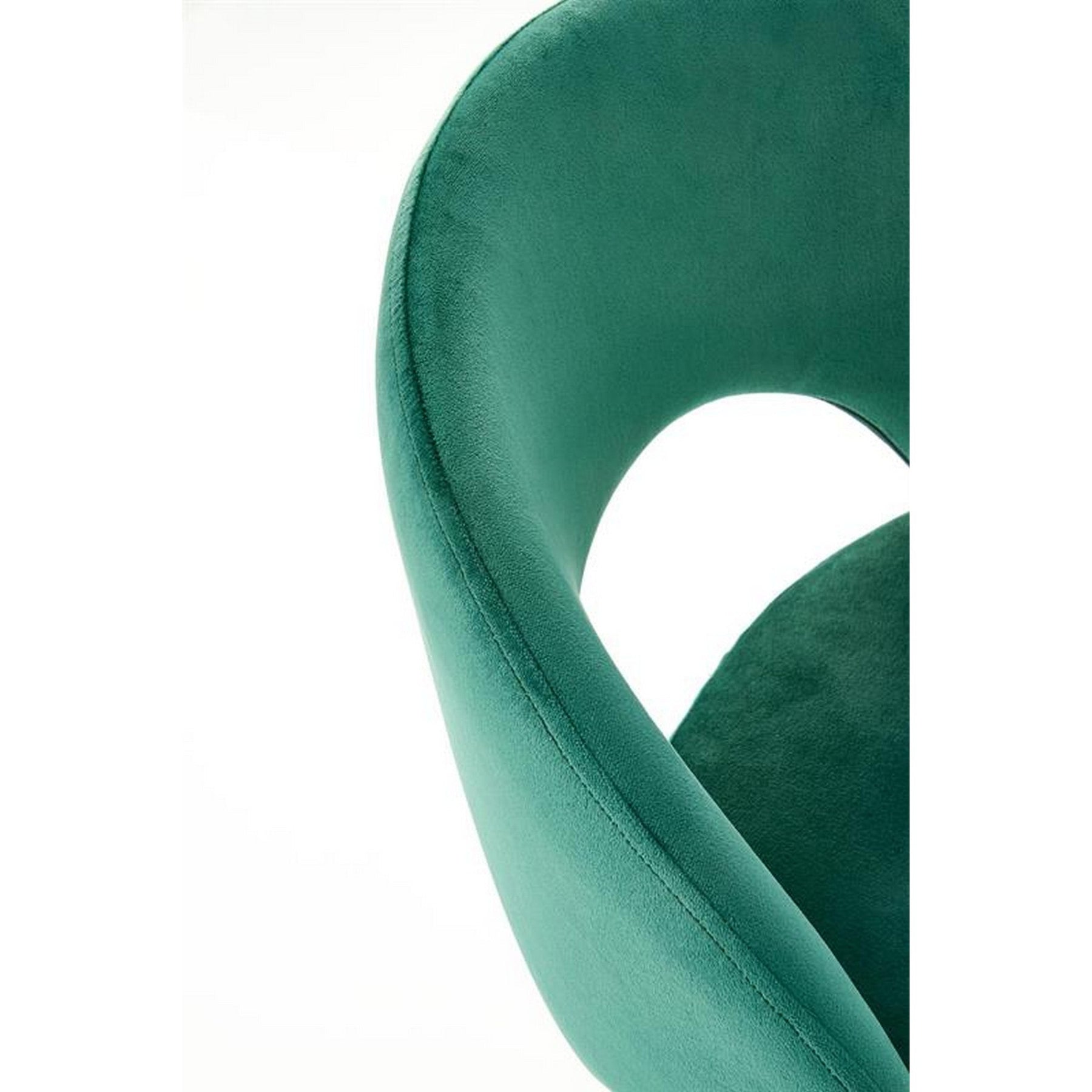 Scaun bar H96, verde, 48x49x89 cm