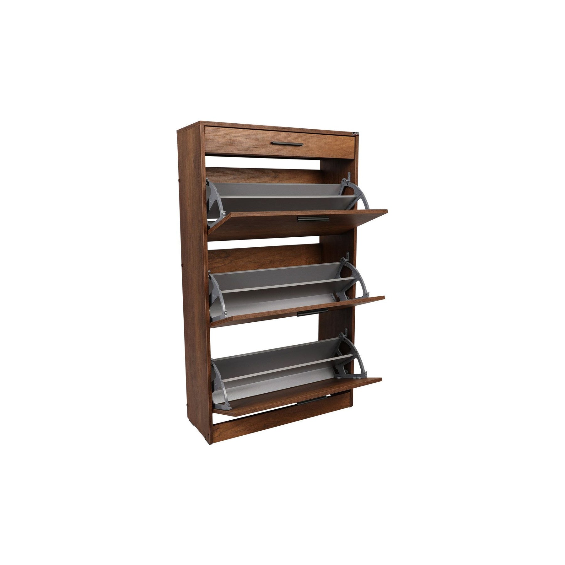 Pantofar SHC-431-OO-1, din PAL melaminat, nuc, 75x29x128 cm